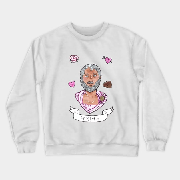 Aristotle Crewneck Sweatshirt by jazmynmoon